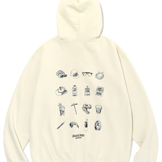 Mahagrid JURASSIC PARK KIT HOODIE [BEIGE]