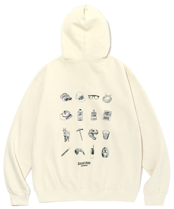 Mahagrid JURASSIC PARK KIT HOODIE [BEIGE]