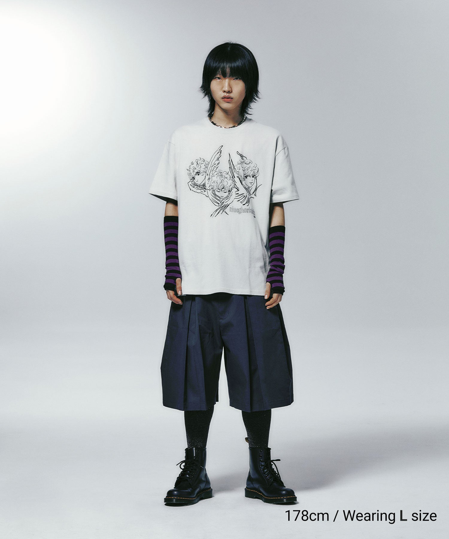 Nice Ghost Club 3 Great Angels Tee [Light Grey]