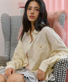Bitter Cells Ribbonette Overfit Shirt - Butter