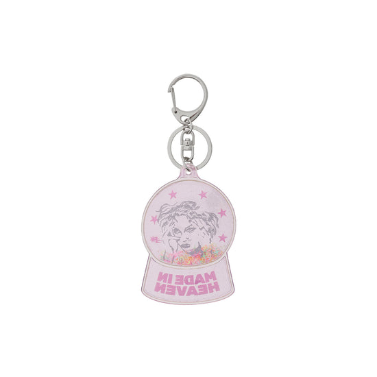 Nice Ghost Club Maniac Girl Snowball Key Chain [Pink]