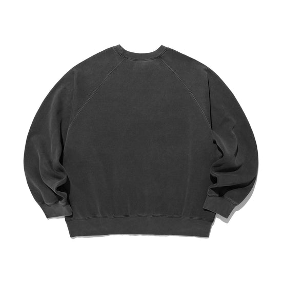 Nice Ghost Club Logo Pigment Sweatshirts [Charcoal]