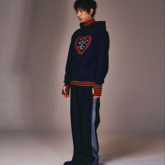 Nice Ghost Club Heart Boy Hoodie