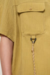 General Idea MAN Pocket Wrinkle Half Shirt