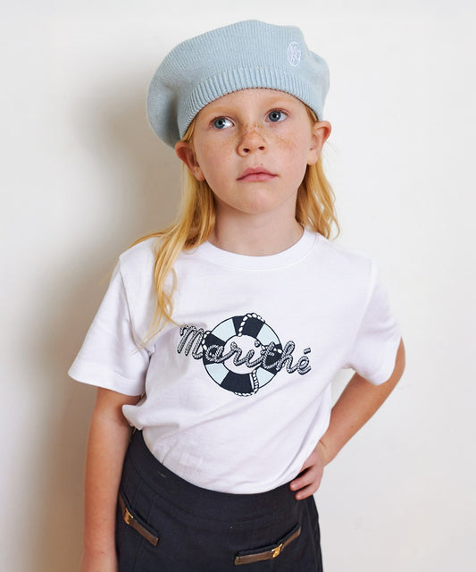Marithé François Girbaud ENFANT FLOATING TUBE LOGO TEE