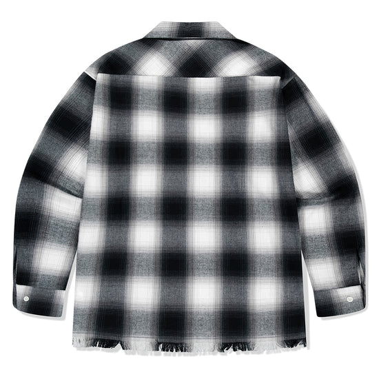 Mahagrid Cut Off Flannel Check Shirt