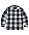 Mahagrid Cut Off Flannel Check Shirt