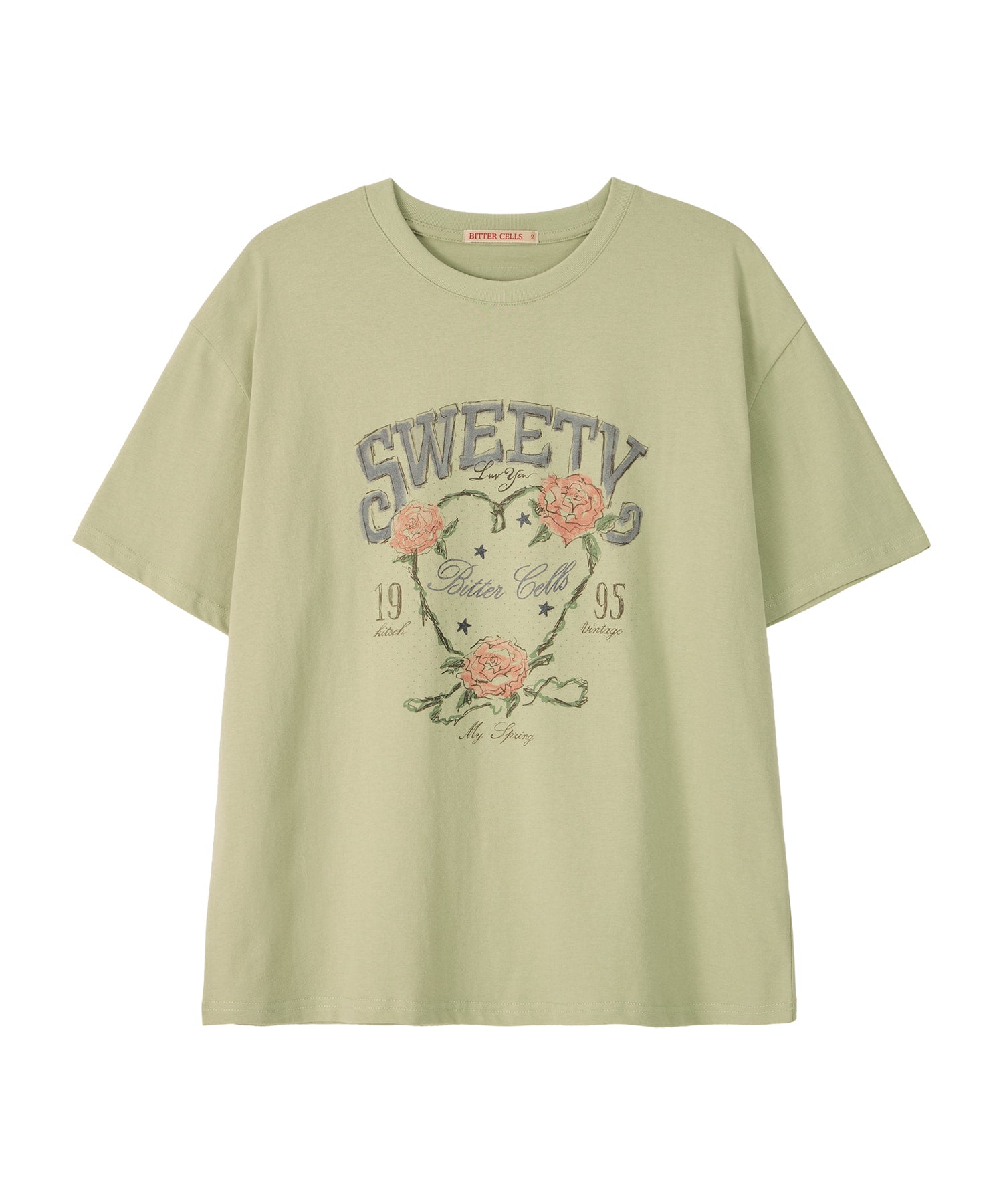 Bitter Cells Rose Petal Tee