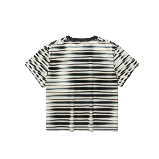 Nice Ghost Club Stripe 3 Star Basic Tee [Oatmeal]