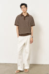 General Idea MAN Stripe Half Collar Knit