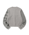 Nice Ghost Club Patchwork Knit Cardigan