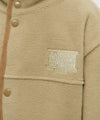 Marithé François Girbaud KIDS CLASSIC LOGO LIGHT WEIGHT FLEECE JACKET IVORY