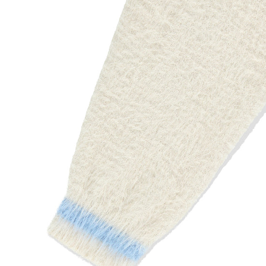 Mahagrid Hairy Collar Knit