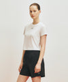 Marithé François Girbaud Marithé SPORT W CLASSIC LOGO CROP TEE navy