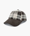 Marithé François Girbaud Classic Logo Two Tone Check Cap