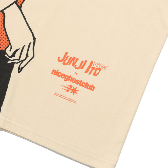 Nice Ghost Club Junji Ito Maniac Tomie Big Big Long Sleeve Tee [Ivory]
