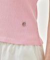 Marithé François Girbaud W LACE DETAIL SLEEVELESS