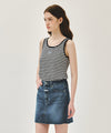 Marithé François Girbaud W SMALL CLASSIC LOGO SLEEVELESS