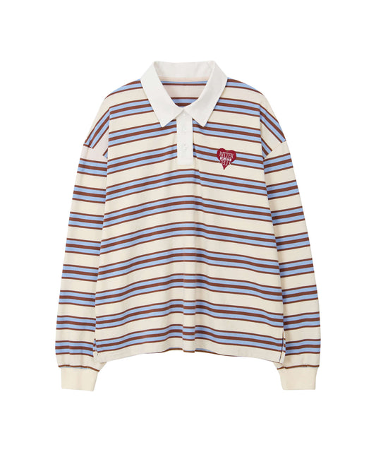 Bitter Cells Union Stripe Collar Tee