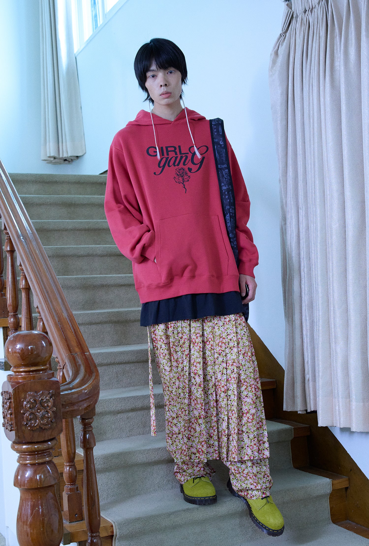 Nice Ghost Club Layered Dress Girl Gang Hoodie