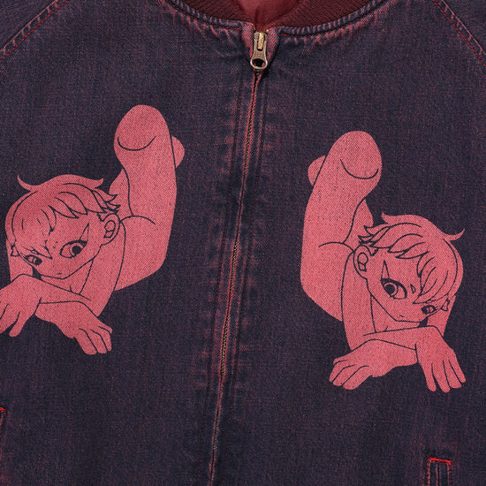 Nice Ghost Club New Heaven Denim Souvenir Jacket
