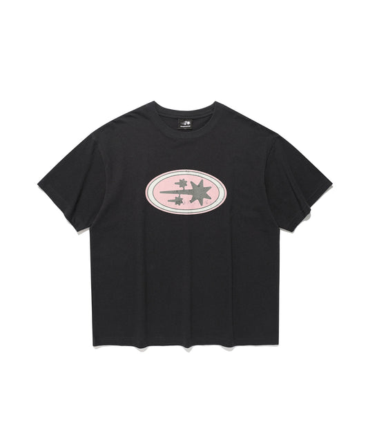 Nice Ghost Club Oval 3 Star Logo Tee