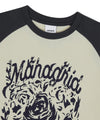 Mahagrid Rose Raglan Tee