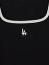 MLB Women's Basic Square Neck Slim Fit T-shirt