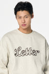 General Idea UNISEX Lettering Fleece Sweatshirt
