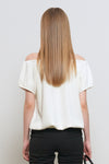 General Idea WOMAN Cap Sleeve Shirring T-Shirt