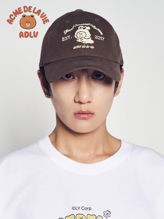 ADLV Brown Line Friends Ball Cap
