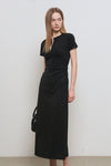 General Idea WOMAN Fitted Shirring Long Dress