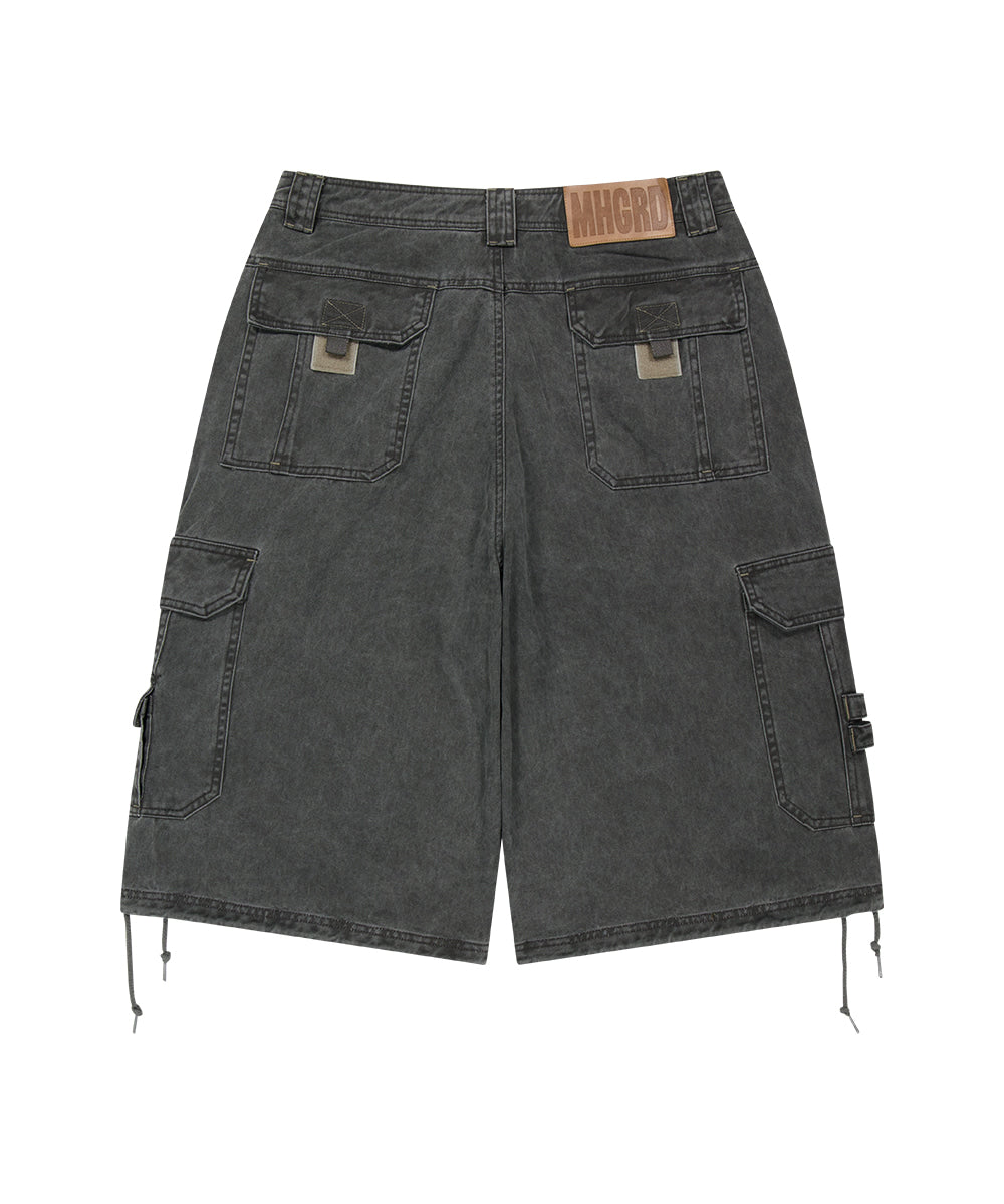 Mahagrid Bermuda Utility Cargo Shorts