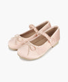 Marithé François Girbaud Kids Round Toe Flats with Scrunchie - Black