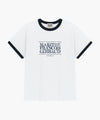 Marithé François Girbaud AEROCOOL CRACK CLASSIC LOGO RINGER TEE brown