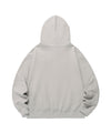 Nice Ghost Club Vest Print Hoodie [Light Grey]