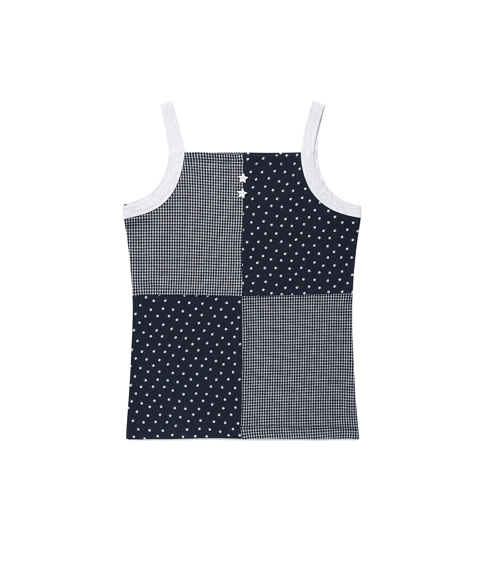 Cavish Mix Patch Sleeveless