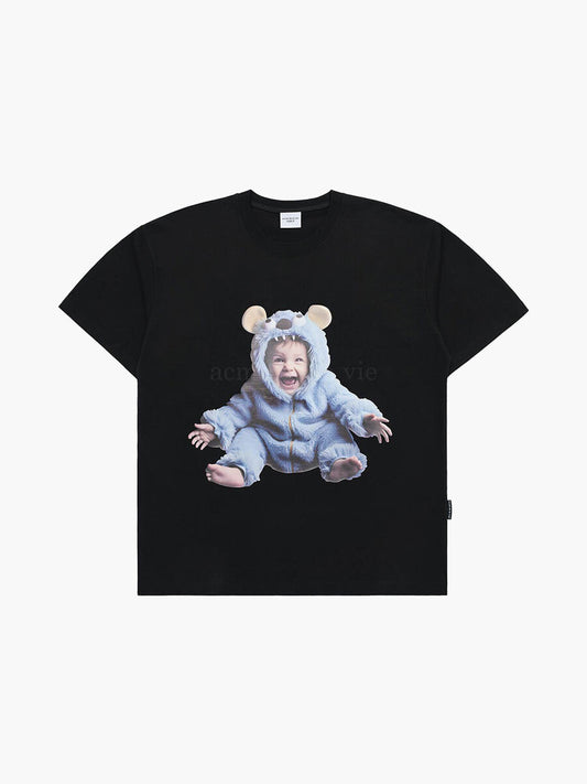 ADLV Baby Face Monster Baby Short Sleeve T-Shirt