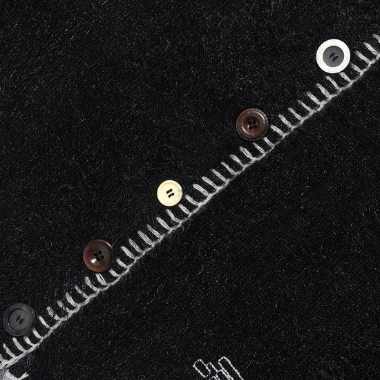 Nice Ghost Club FFATS Button Cardigan [Black]
