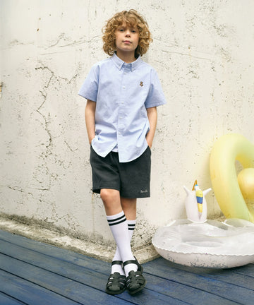 Marithé François Girbaud ENFANT LINEN SHORTS navy