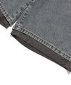 Nice Ghost Club Layered Mesh Denim Shorts