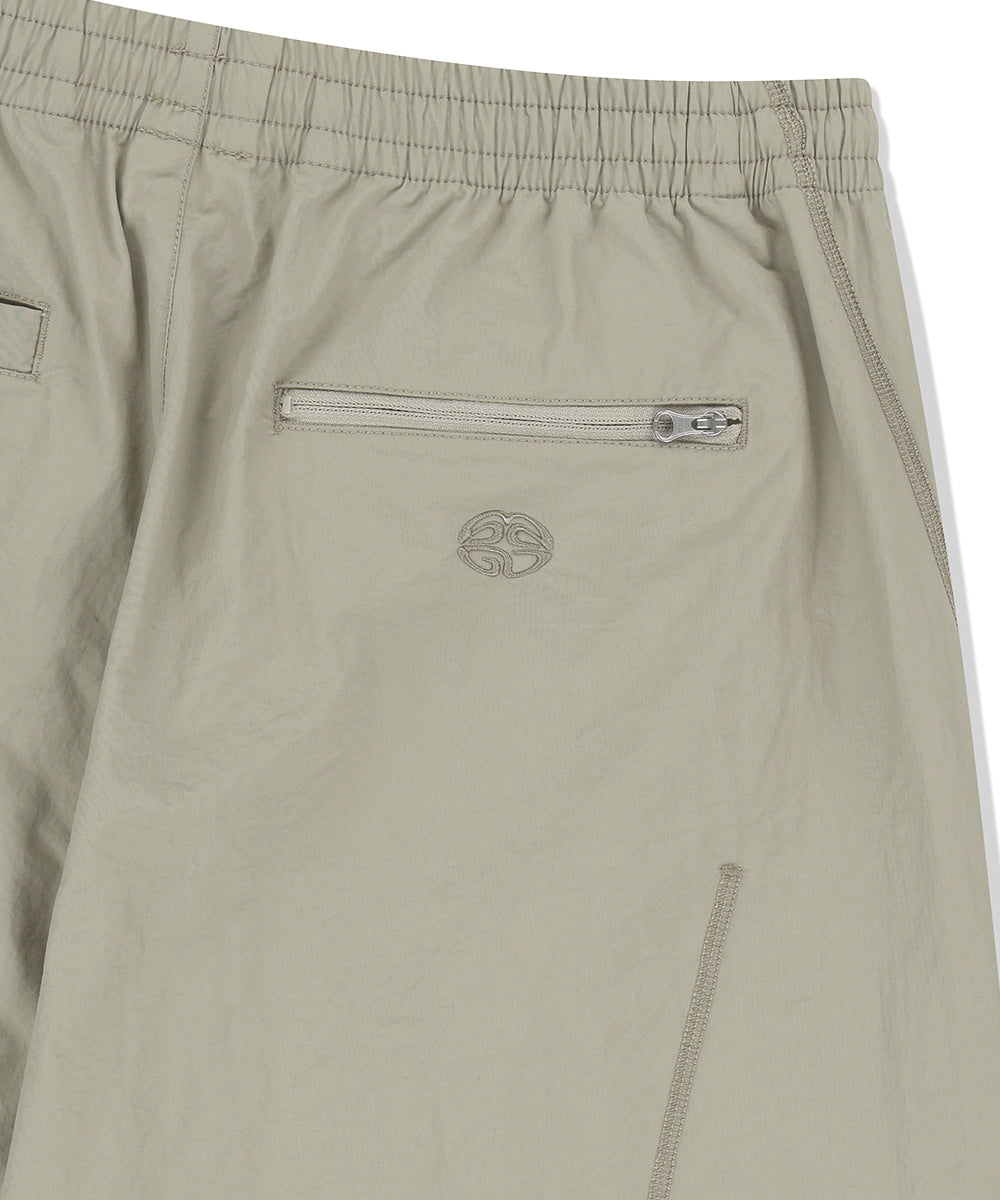 Mahagrid Cover Stitch Nylon Track Short