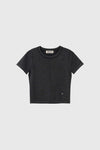 General Idea WOMAN Stripe Crew Neck Half Knit
