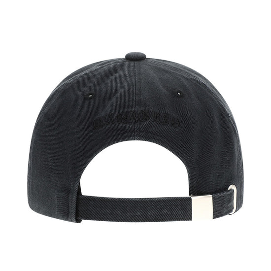 Mahagrid Washed Raw Cut Mahagrid Cap in Black