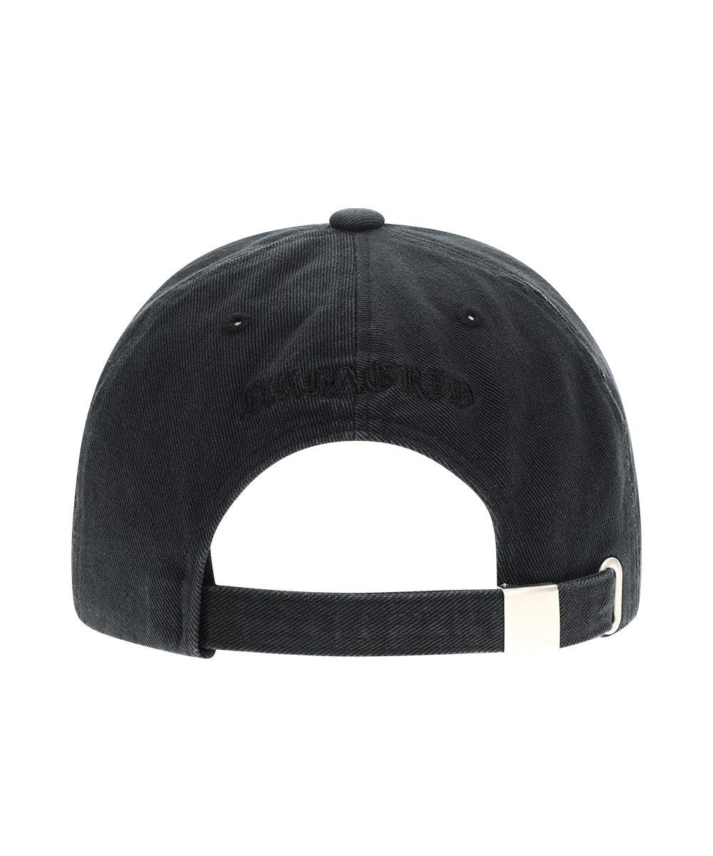Mahagrid Washed Raw Cut Mahagrid Cap in Black