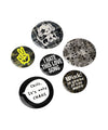 Mahagrid FESTA BUTTON PIN SET [BLACK]