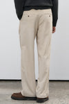 General Idea MAN Single Pleat Corduroy Pants [IVORY] / SBE4M11006