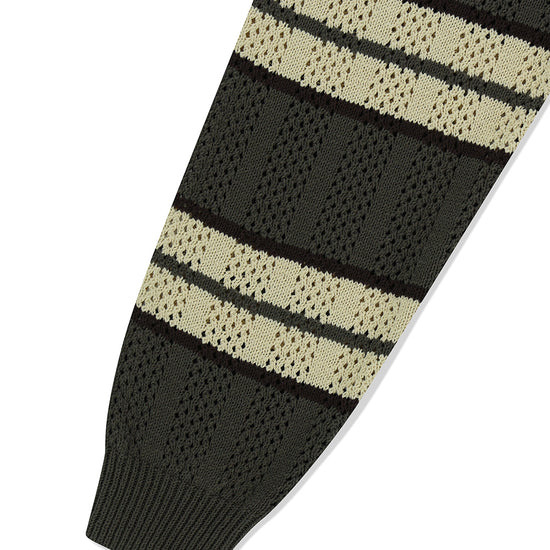 Mahagrid Mesh Stripe Knit