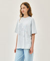 Marithé François Girbaud W UNICORN GRAPHIC OVERSIZED TEE