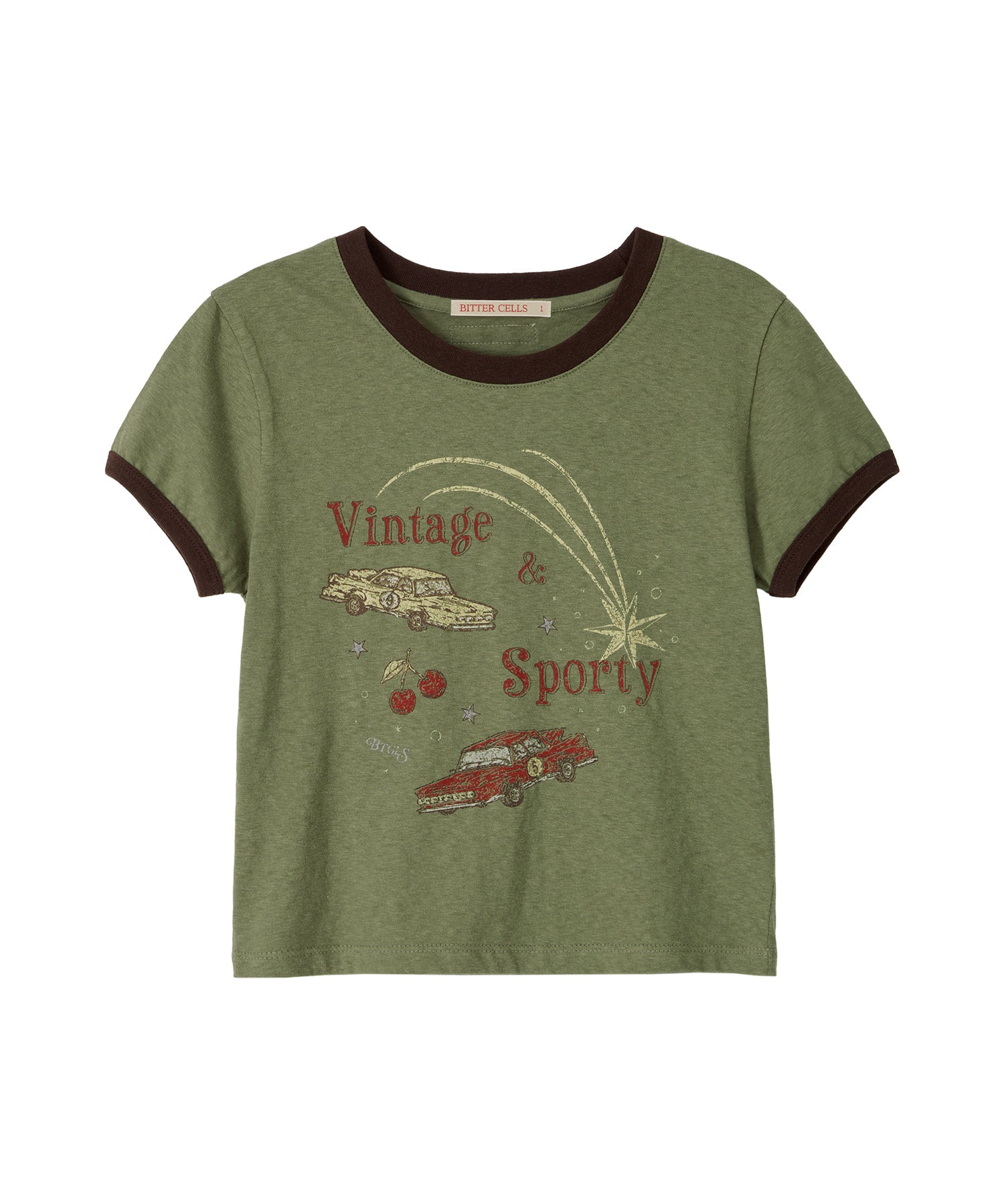 Bitter Cells Vintage Car Ringer Tee